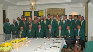 Champion Dinner at Augusta National Golf Club on Tuesday, April 5, 2016.